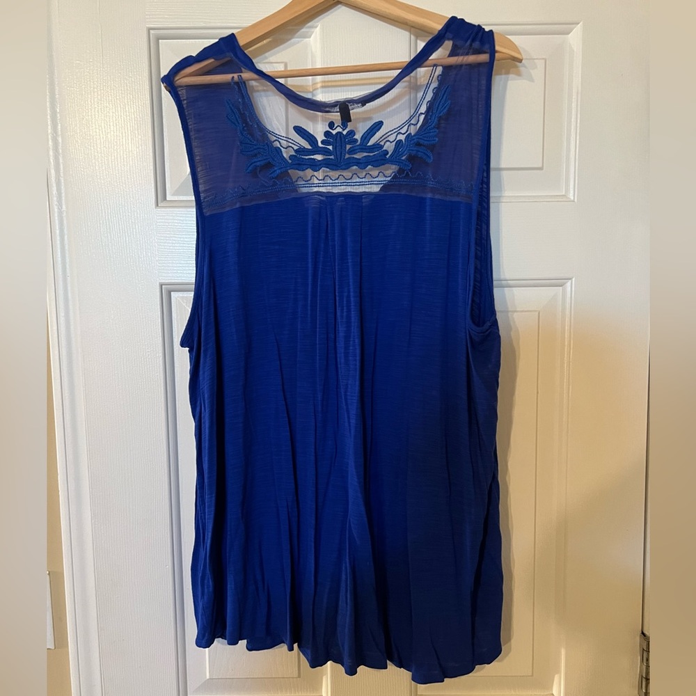 Navy Blue Blouse